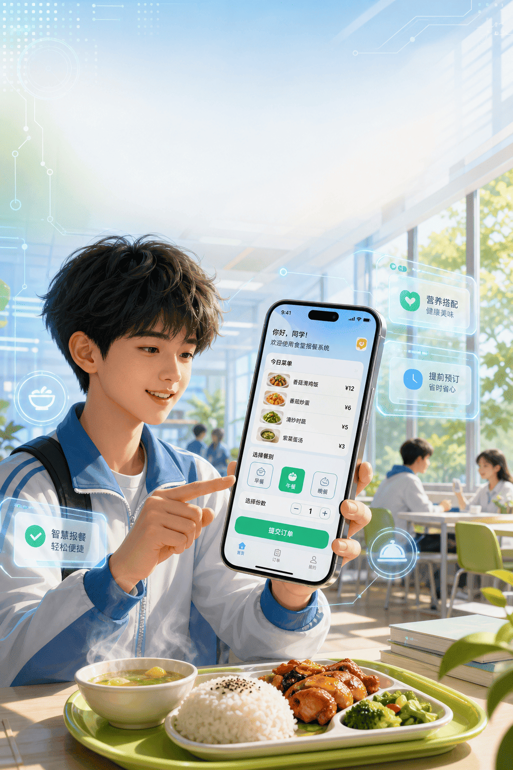 【智慧宫园】佛山市青少年文化宫（市二宫）：指尖轻点，美味“触”手可及——食堂报餐系统上线啦！