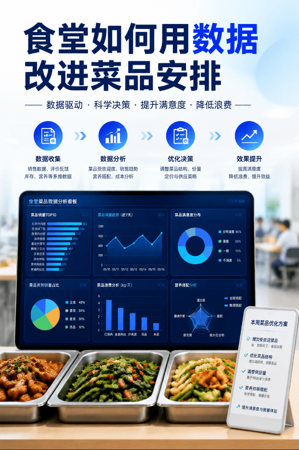 食堂如何用数据改进菜品安排｜政企食堂菜单优化方案