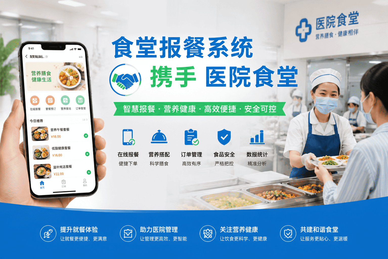医院食堂管理难点及解决方案？公职人员就餐适配方案