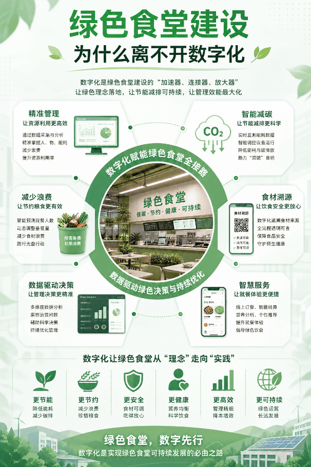 绿色食堂建设，为什么离不开数字化